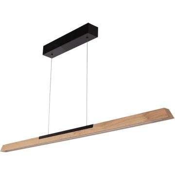 LED Żyrandol ściemnialny na lince JONAS LED/14,5W/230V dąb
