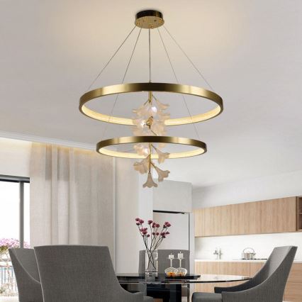 LED Żyrandol ściemnialny na lince LED/100W/230V 3000-6500K + pilot zdalnego sterowania