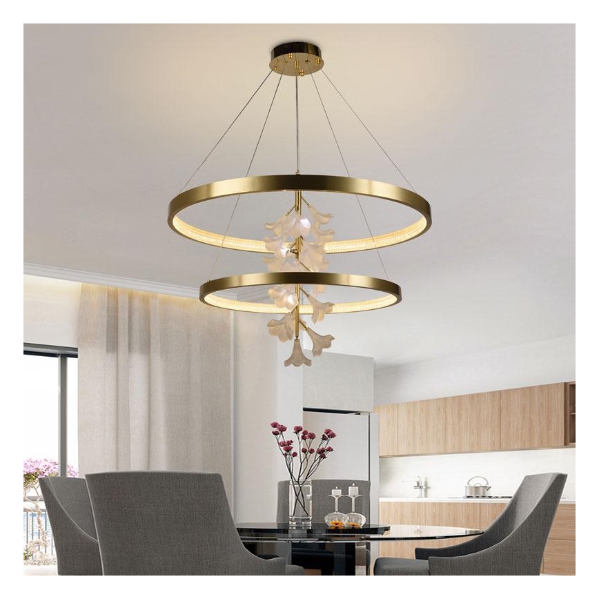 LED Żyrandol ściemnialny na lince LED/100W/230V 3000-6500K + pilot zdalnego sterowania