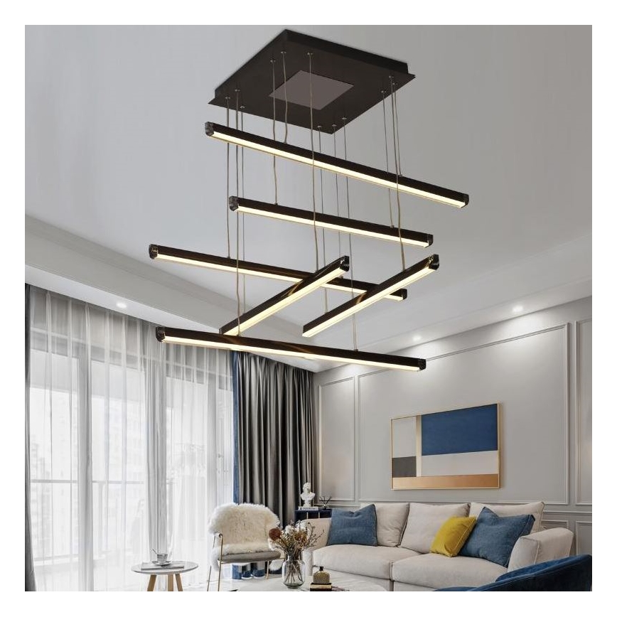 LED Żyrandol ściemnialny na lince LED/100W/230V 3000-6500K + pilot zdalnego sterowania