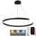 LED Żyrandol ściemnialny na lince LED/100W/230V 3000-6500K śr. 80 cm + zdalne sterowanie