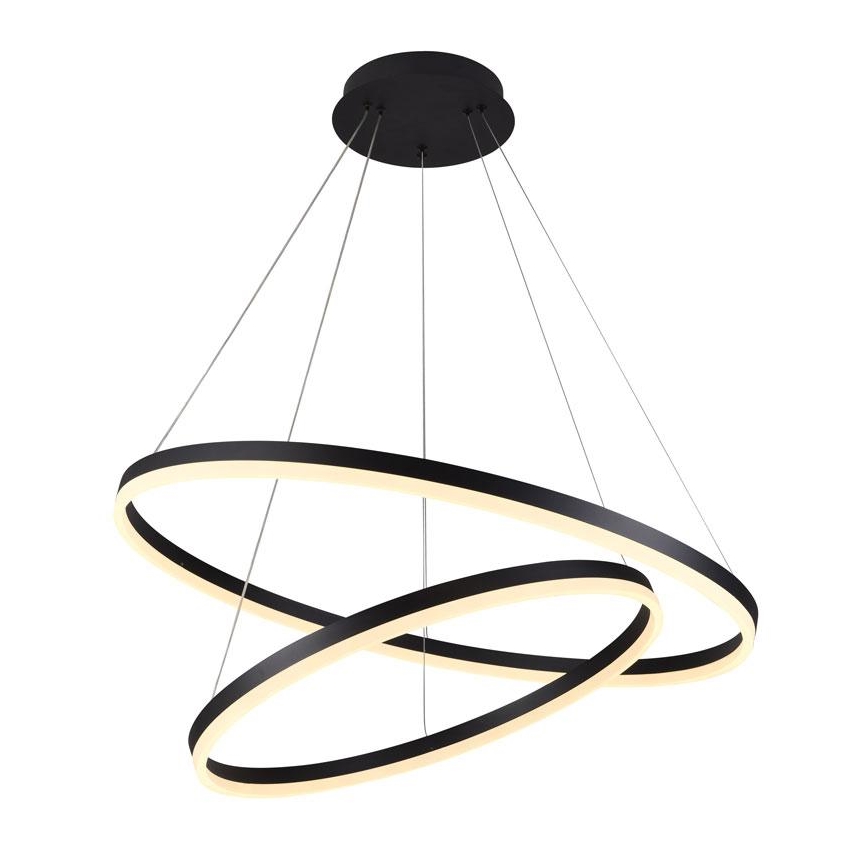 LED Żyrandol ściemnialny na lince LED/100W/230V 3000-6500K śr. 80 cm + zdalne sterowanie