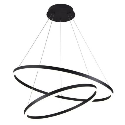 LED Żyrandol ściemnialny na lince LED/100W/230V 3000-6500K śr. 80 cm + zdalne sterowanie