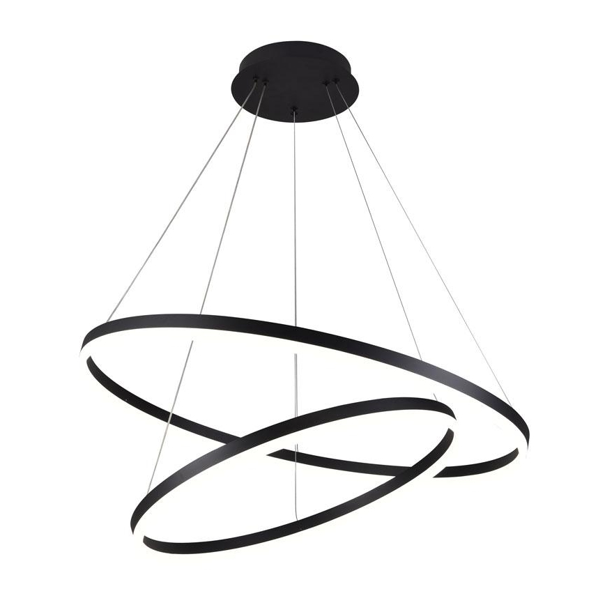 LED Żyrandol ściemnialny na lince LED/100W/230V 3000-6500K śr. 80 cm + zdalne sterowanie