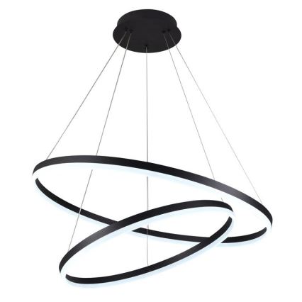 LED Żyrandol ściemnialny na lince LED/100W/230V 3000-6500K śr. 80 cm + zdalne sterowanie