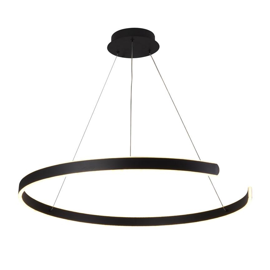 LED Żyrandol ściemnialny na lince LED/100W/230V 3000-6500K śr. 80 cm + zdalne sterowanie