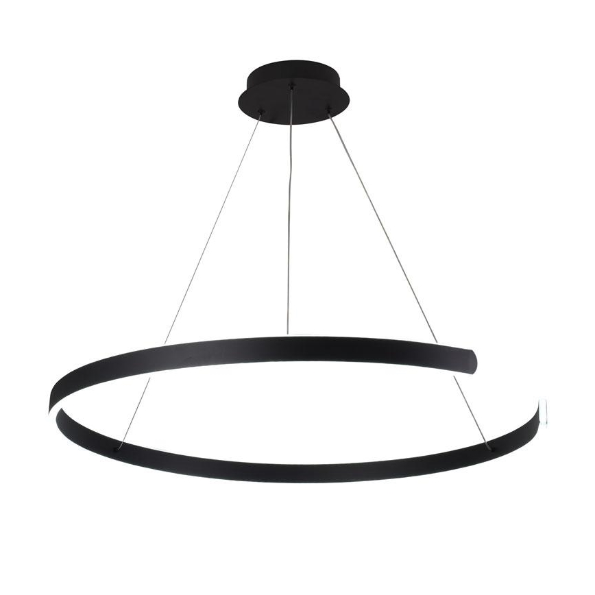 LED Żyrandol ściemnialny na lince LED/100W/230V 3000-6500K śr. 80 cm + zdalne sterowanie