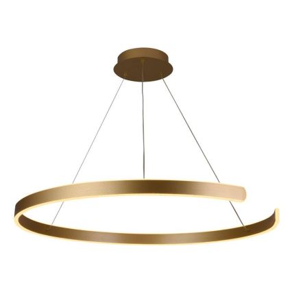 LED Żyrandol ściemnialny na lince LED/100W/230V 3000-6500K śr. 80 cm + zdalne sterowanie