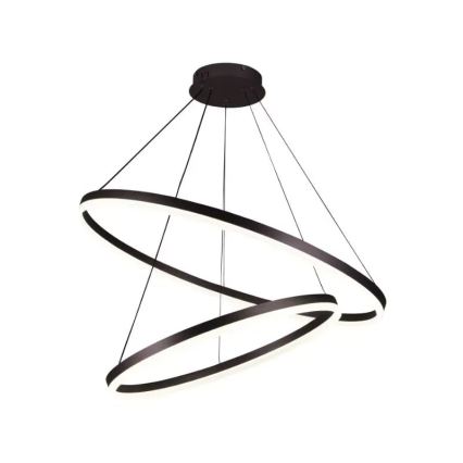 LED Żyrandol ściemnialny na lince LED/100W/230V 3000-6500K śr. 80 cm + zdalne sterowanie