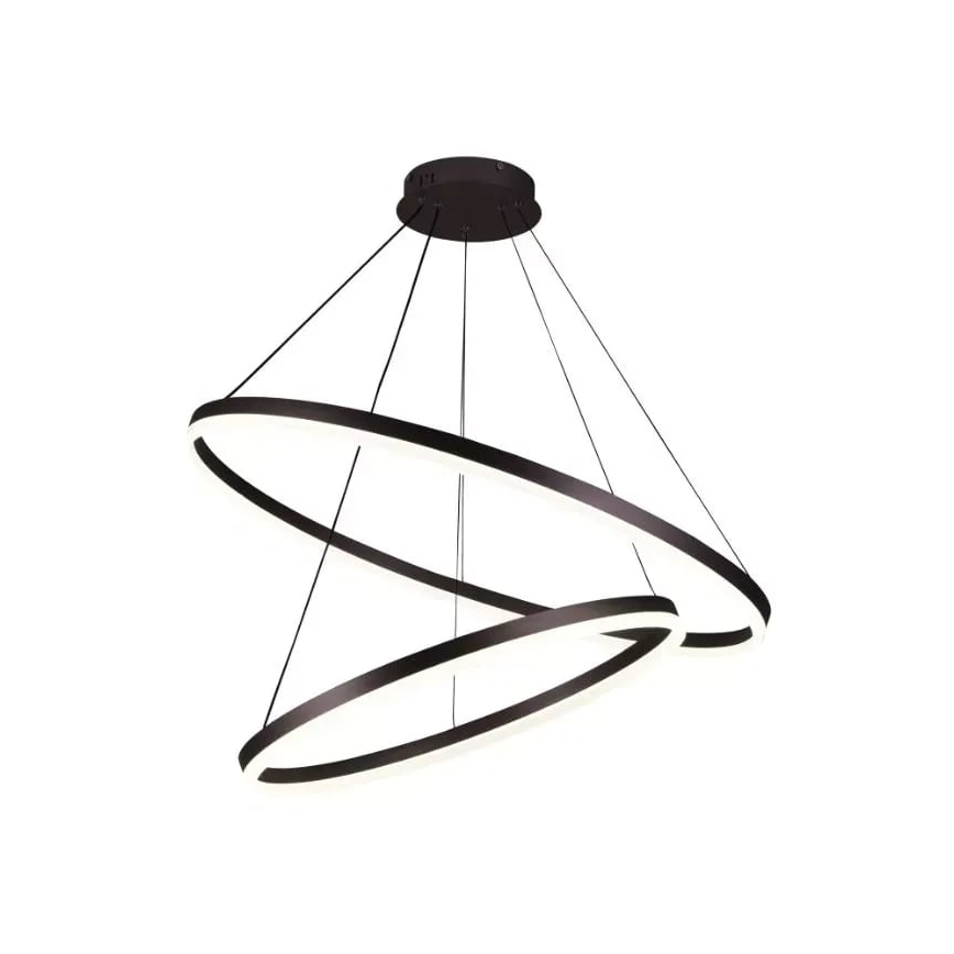 LED Żyrandol ściemnialny na lince LED/100W/230V 3000-6500K śr. 80 cm + zdalne sterowanie