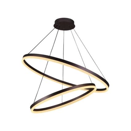 LED Żyrandol ściemnialny na lince LED/100W/230V 3000-6500K śr. 80 cm + zdalne sterowanie