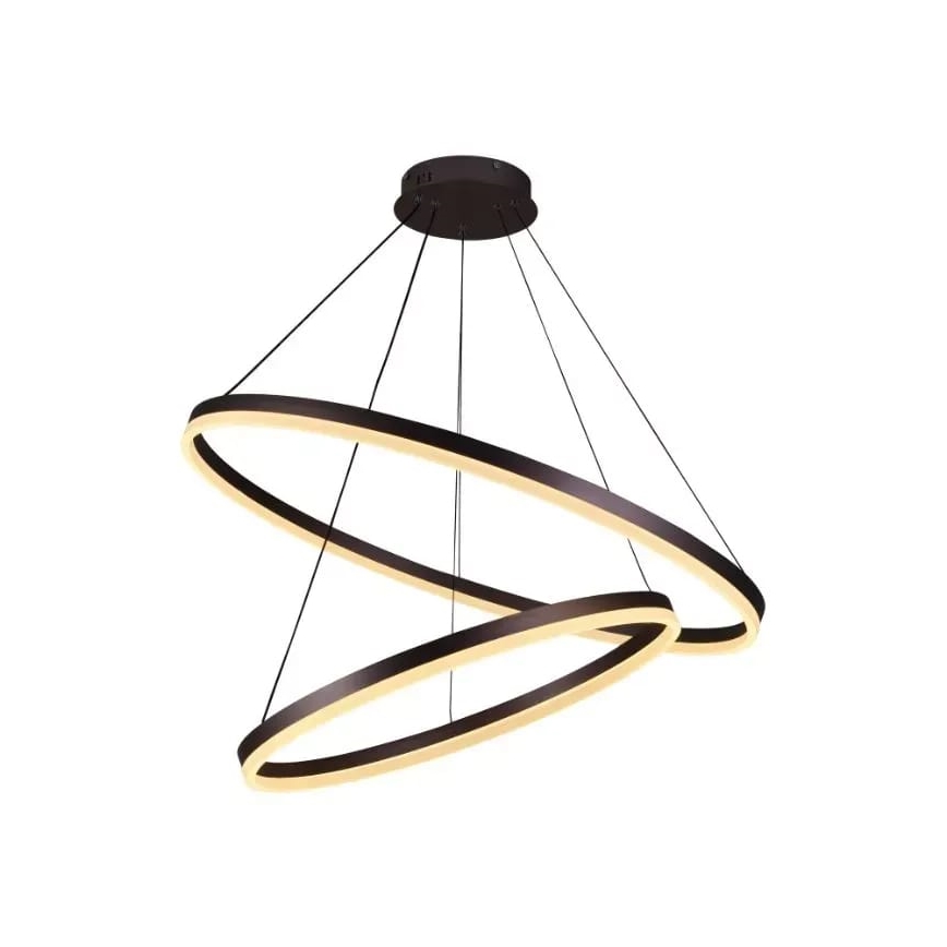 LED Żyrandol ściemnialny na lince LED/100W/230V 3000-6500K śr. 80 cm + zdalne sterowanie