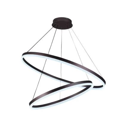 LED Żyrandol ściemnialny na lince LED/100W/230V 3000-6500K śr. 80 cm + zdalne sterowanie