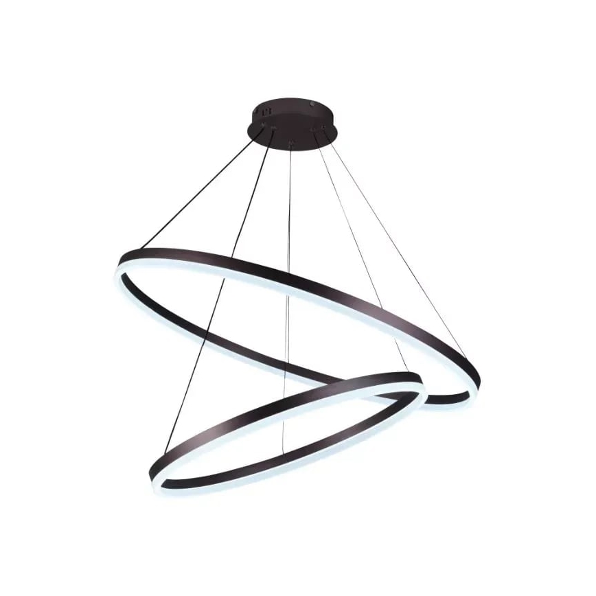 LED Żyrandol ściemnialny na lince LED/100W/230V 3000-6500K śr. 80 cm + zdalne sterowanie