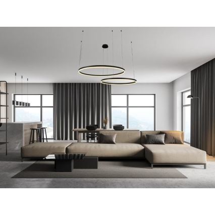 LED Żyrandol ściemnialny na lince LED/100W/230V 3000-6500K + zdalne sterowanie