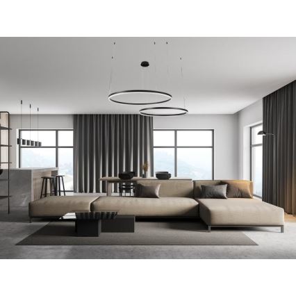 LED Żyrandol ściemnialny na lince LED/100W/230V 3000-6500K + zdalne sterowanie