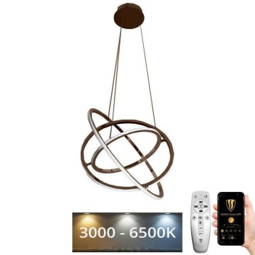 LED Żyrandol ściemnialny na lince LED/105W/230V 3000-6500K śr. 60 cm + zdalne sterowanie