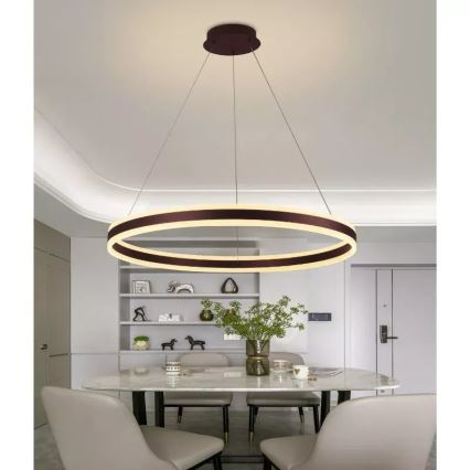 LED Żyrandol ściemnialny na lince LED/110W/230V 3000-6500K + pilot zdalnego sterowania