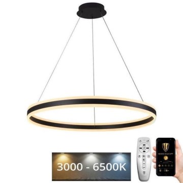 LED Żyrandol ściemnialny na lince LED/110W/230V 3000-6500K śr. 80 cm + zdalne sterowanie