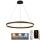 LED Żyrandol ściemnialny na lince LED/110W/230V 3000-6500K śr. 80 cm + zdalne sterowanie