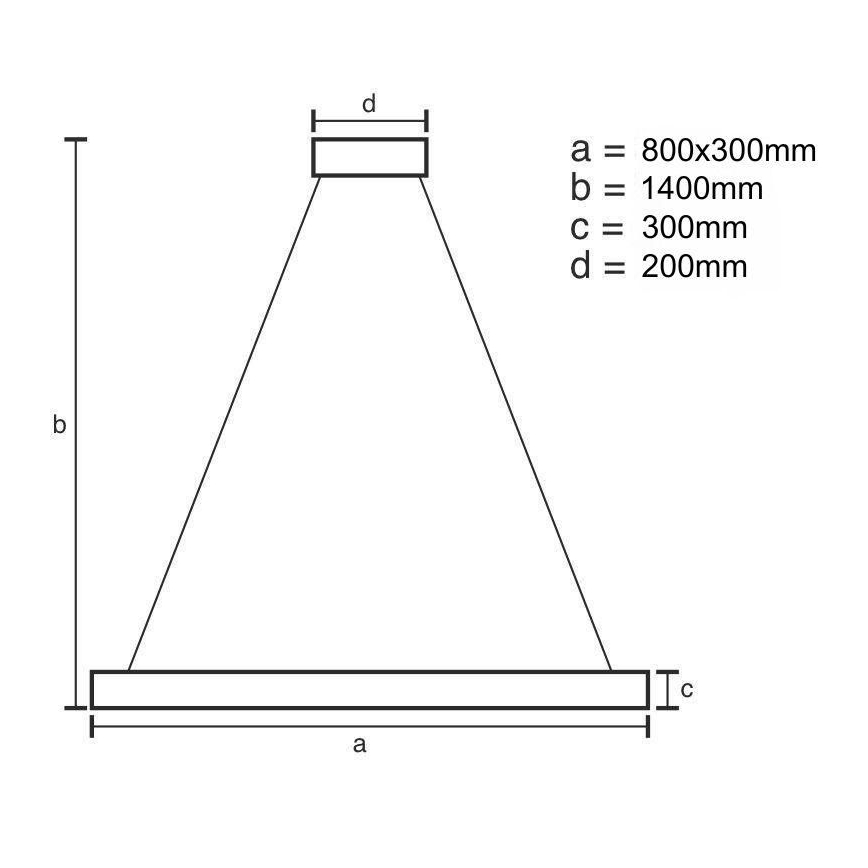 LED Ściemnialny żyrandol kryształowy na lince LED/110W/230V 3000-6500K złoty + pilot zdalnego sterowania