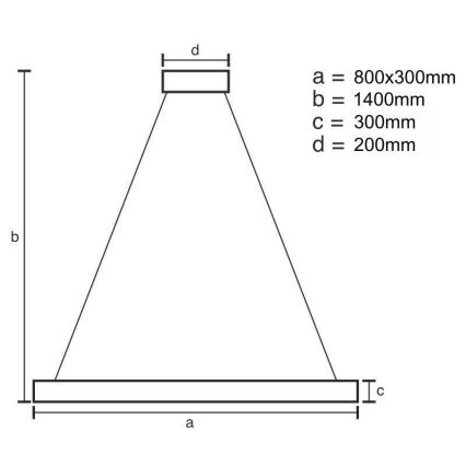 LED Ściemnialny żyrandol kryształowy na lince LED/110W/230V 3000-6500K złoty + pilot zdalnego sterowania