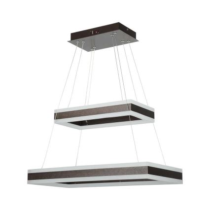 LED Żyrandol ściemnialny na lince LED/113W/230V 3000K brązowy