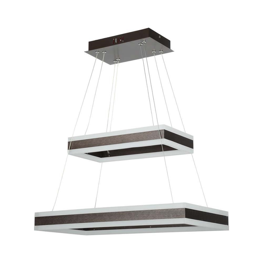 LED Żyrandol ściemnialny na lince LED/113W/230V 3000K brązowy