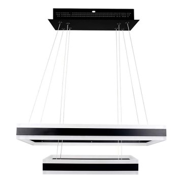 LED Żyrandol ściemnialny na lince LED/113W/230V 3000K czarny