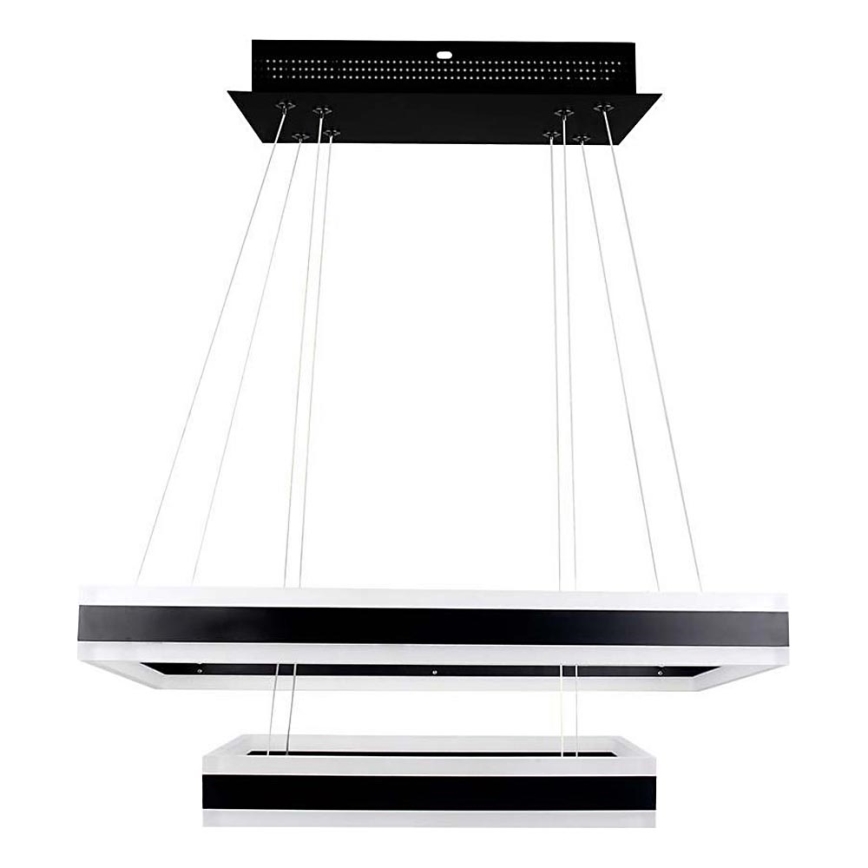LED Żyrandol ściemnialny na lince LED/113W/230V 3000K czarny