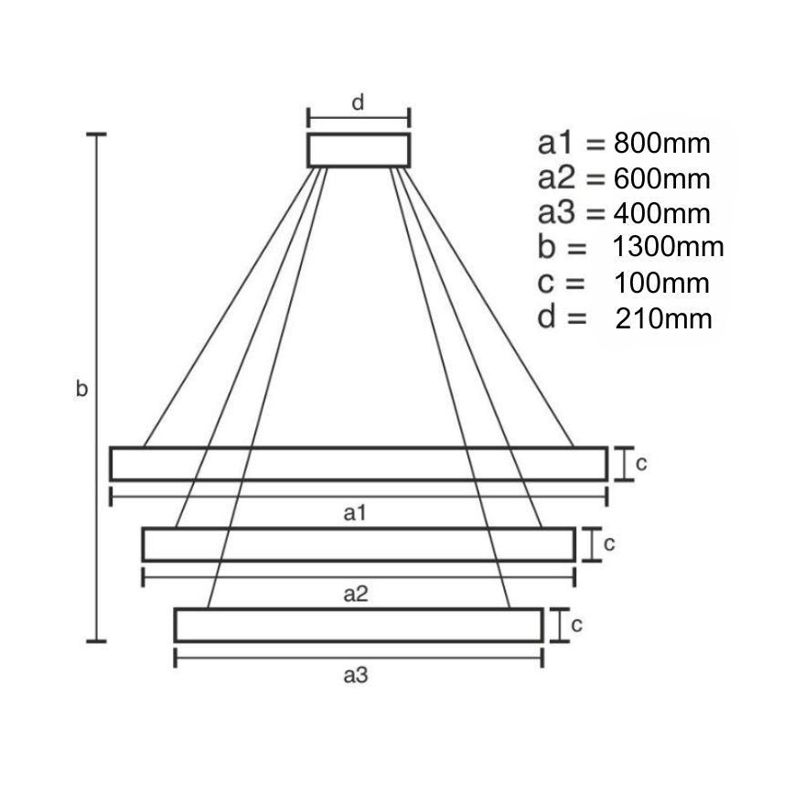 LED Ściemnialny żyrandol kryształowy na lince LED/115W/230V 3000-6500K chrom/złoty + pilot zdalnego sterowania