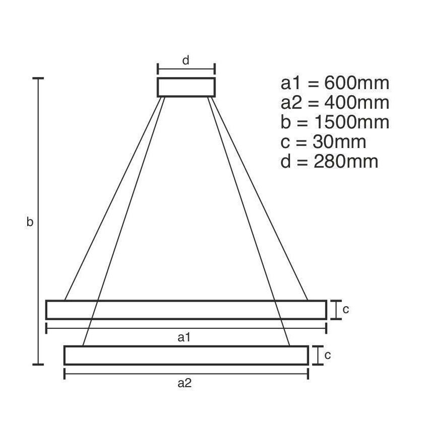 LED Ściemnialny żyrandol kryształowy na lince LED/115W/230V 3000-6500K srebrny + pilot zdalnego sterowania