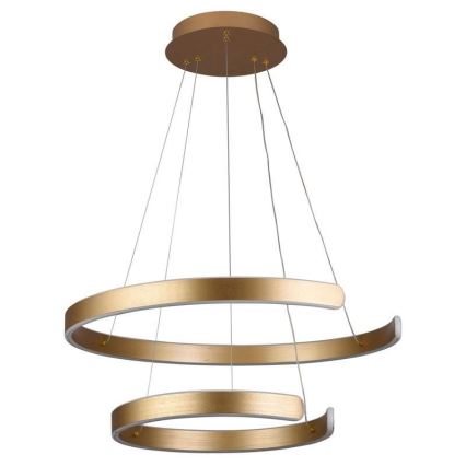 LED Żyrandol ściemnialny na lince LED/120W/230V 3000-6500K śr. 60 cm + zdalne sterowanie