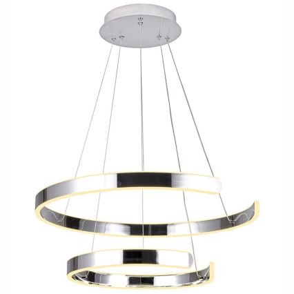 LED Żyrandol ściemnialny na lince LED/120W/230V 3000-6500K śr. 60 cm + zdalne sterowanie