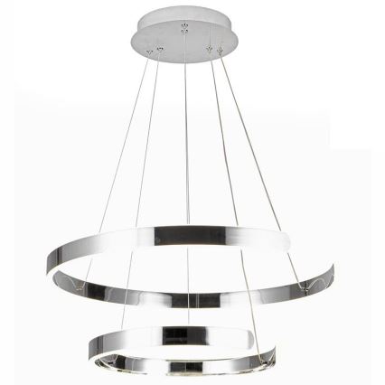 LED Żyrandol ściemnialny na lince LED/120W/230V 3000-6500K śr. 60 cm + zdalne sterowanie