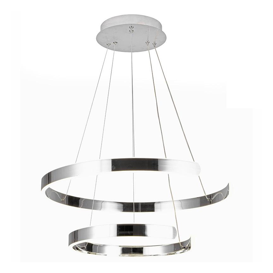 LED Żyrandol ściemnialny na lince LED/120W/230V 3000-6500K śr. 60 cm + zdalne sterowanie