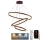 LED Żyrandol ściemnialny na lince LED/125W/230V 3000-6500K śr. 80 cm + zdalne sterowanie