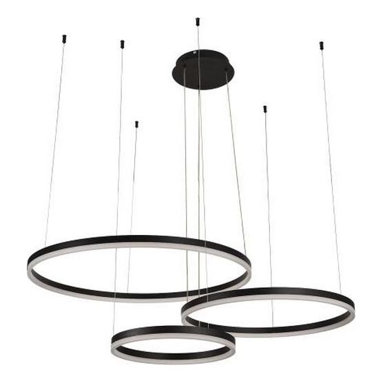LED Żyrandol ściemnialny na lince LED/125W/230V 3000-6500K śr. 80 cm + zdalne sterowanie