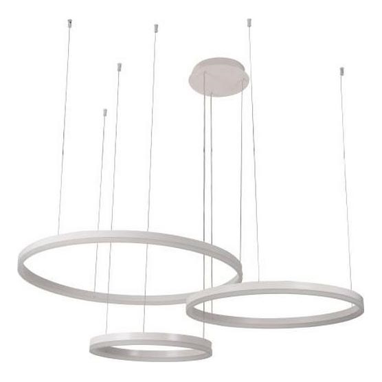 LED Żyrandol ściemnialny na lince LED/125W/230V 3000-6500K śr. 80 cm + zdalne sterowanie