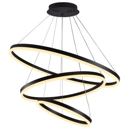 LED Żyrandol ściemnialny na lince LED/125W/230V 3000-6500K śr. 80 cm + zdalne sterowanie