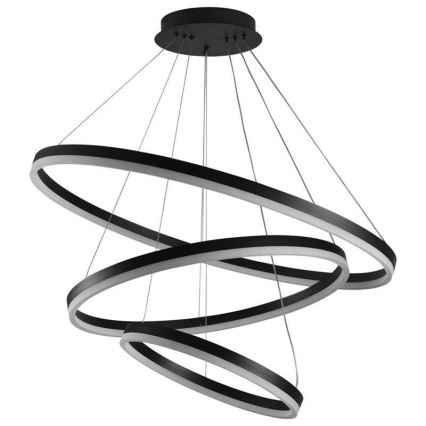 LED Żyrandol ściemnialny na lince LED/125W/230V 3000-6500K śr. 80 cm + zdalne sterowanie