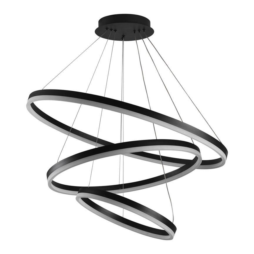 LED Żyrandol ściemnialny na lince LED/125W/230V 3000-6500K śr. 80 cm + zdalne sterowanie