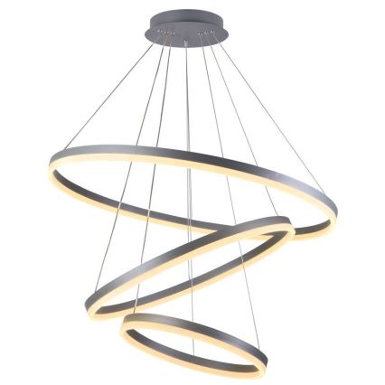 LED Żyrandol ściemnialny na lince LED/125W/230V 3000-6500K śr. 80 cm + zdalne sterowanie