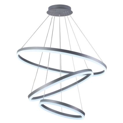 LED Żyrandol ściemnialny na lince LED/125W/230V 3000-6500K śr. 80 cm + zdalne sterowanie