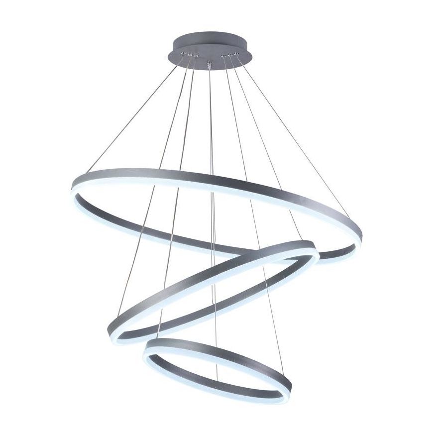 LED Żyrandol ściemnialny na lince LED/125W/230V 3000-6500K śr. 80 cm + zdalne sterowanie