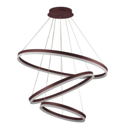 LED Żyrandol ściemnialny na lince LED/125W/230V 3000-6500K śr. 80 cm + zdalne sterowanie