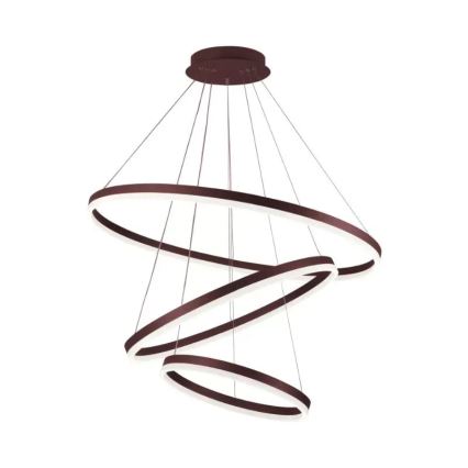 LED Żyrandol ściemnialny na lince LED/125W/230V 3000-6500K śr. 80 cm + zdalne sterowanie