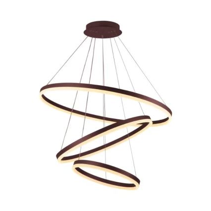 LED Żyrandol ściemnialny na lince LED/125W/230V 3000-6500K śr. 80 cm + zdalne sterowanie