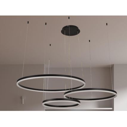 LED Żyrandol ściemnialny na lince LED/125W/230V 3000-6500K + zdalne sterowanie