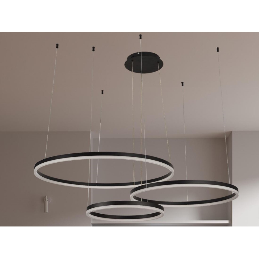 LED Żyrandol ściemnialny na lince LED/125W/230V 3000-6500K + zdalne sterowanie
